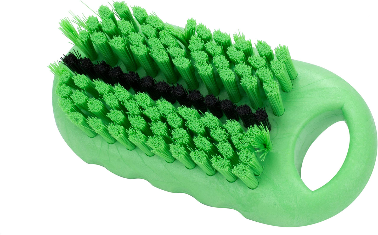 SPARTA Nail Scrub Brush Commercial-Grade, Heavy-Duty Hand and Fingernail Brush with Stiff Bristles for Gardeners, Mechanics, And Foodservice Personnel, Plastic, 5 Inches, Lime