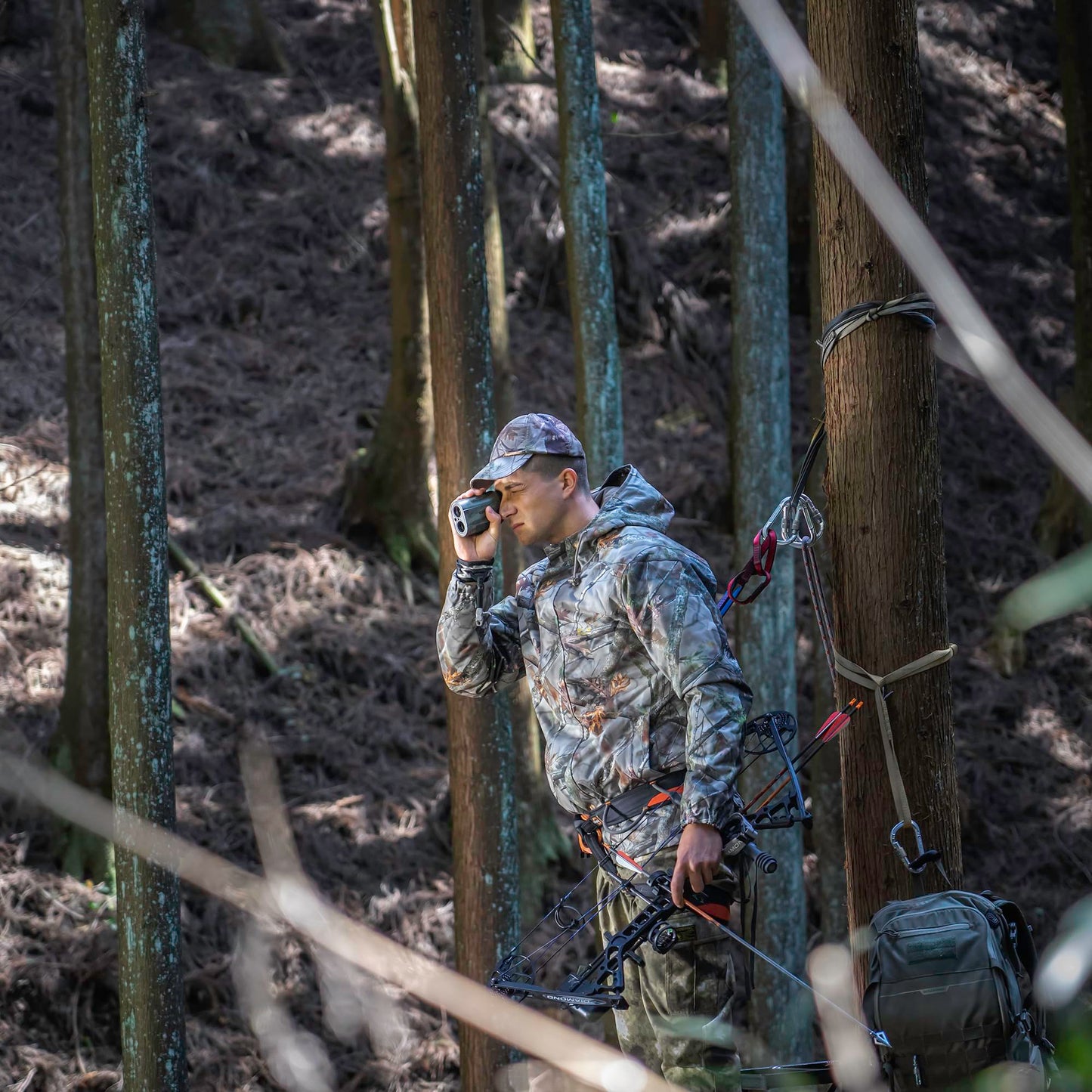 Gogogo Sport Vpro Hunting Rangefinder with Angle and Horizontal Distance 1200 Yards Laser Range Finder for Hunter with Scan