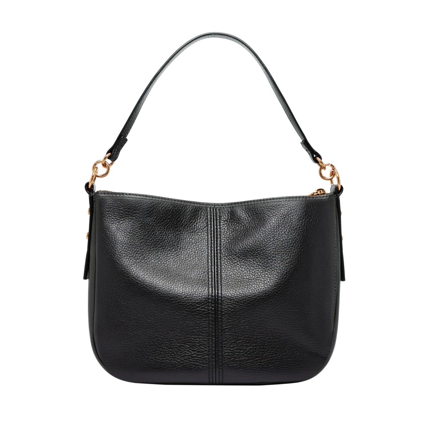 Fossil Women's Jolie Leather Crossbody Purse Handbag, Black (Model: ZB7716001)