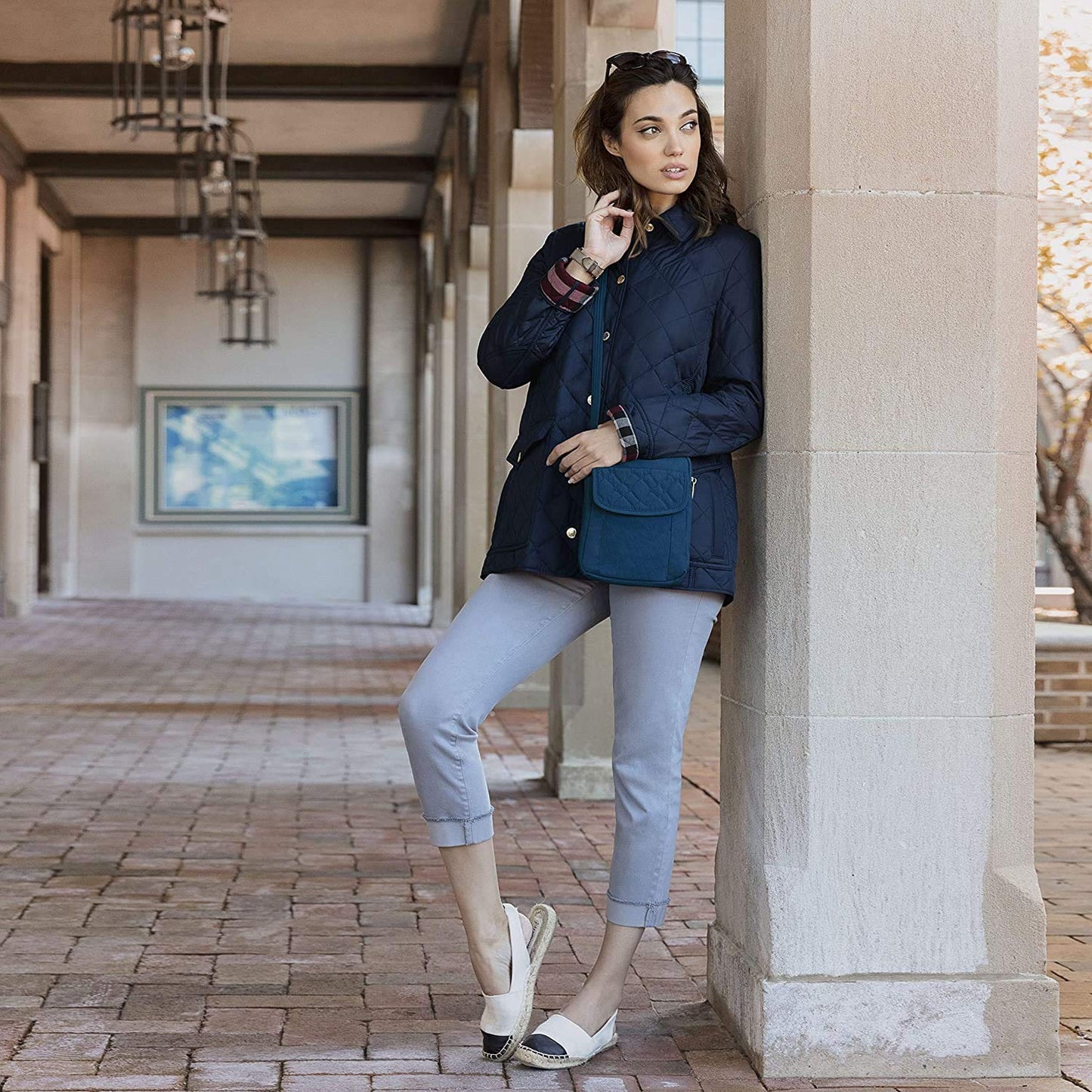 Travelon Anti-Theft Signature Quilted Slim Pouch