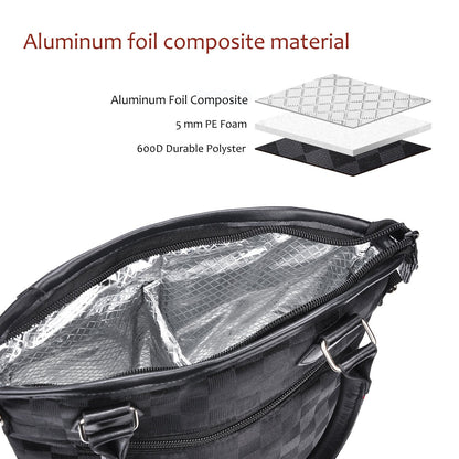 Tirrinia Insulated Wine Gift Carrier Tote - Travel Padded 2 Bottle Wine/Champagne Cooler Bag for Portable Wine Bottle Carrying Case, Women Men Wine Party Bag for Event,BYOB,Beach, Gift for Wine