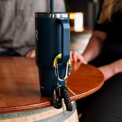 GEAR AID HEROCLIP Carabiner Gear Clip and Hook (Large, Medium, Small) for Camping, Backpack, Suitcases, Purse and Garage Organization, Stealth Black, Variety Size 3 Pack