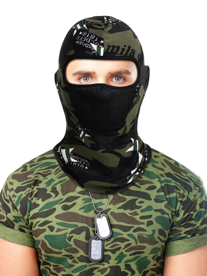 3 Pieces Camo Face Mask Balaclava Ski Mask Breathable Sun Protection Windproof for Men Motorcycle Outdoor Hunting(Mixed Camouflage, Camouflage Blue, Camouflage Navy Green)