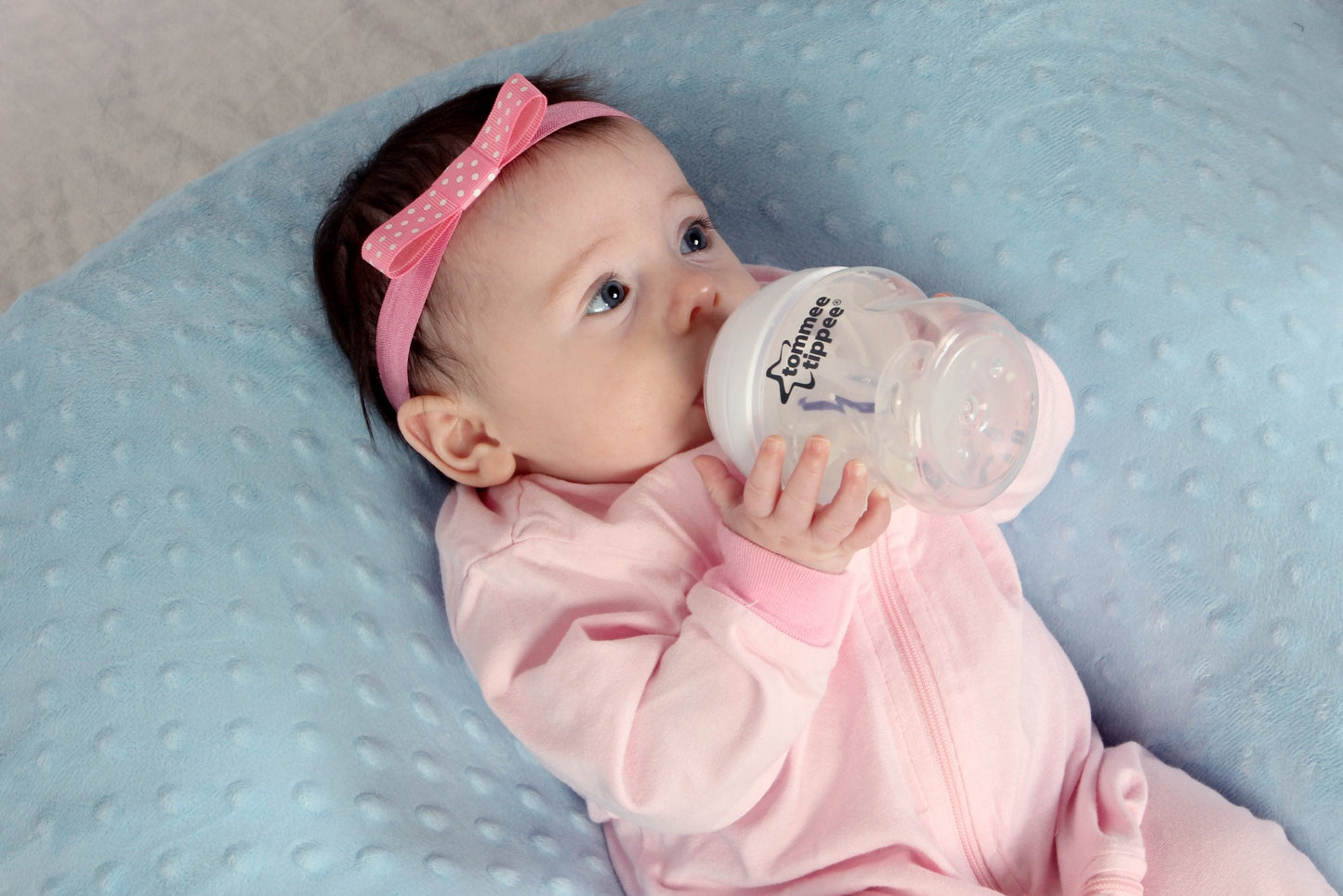 Twin Z Pillow Blue - Breastfeeding, Bottlefeeding, Tummy Time, Reflux, Support and Pregnancy! No Foam! The Ultimate Baby Essentials! The Best in Twins Baby Gear!