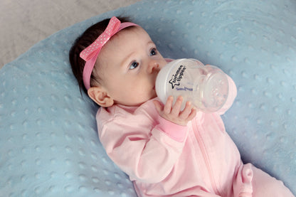 Twin Z Pillow Blue - Breastfeeding, Bottlefeeding, Tummy Time, Reflux, Support and Pregnancy! No Foam! The Ultimate Baby Essentials! The Best in Twins Baby Gear!