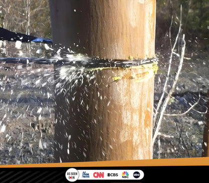 Sportsman Pocket Chainsaw - Camping Folding Hand Saw With Free Fire Starter, 36-Inch Heavy Duty Chain 48 Teeth, Best Pocket Saw for Survival Gear, Hunting, Backpacking, Tree Trimming or Emergency Kit