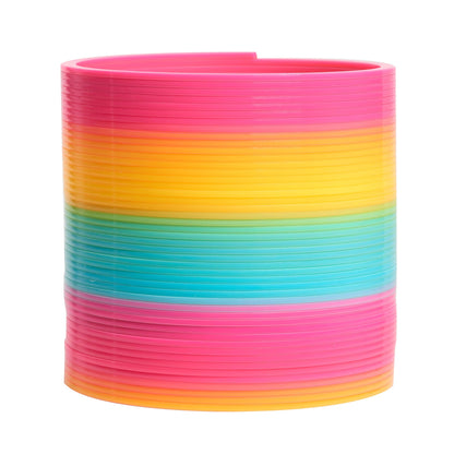 Slinky the Original Walking Spring Toy, 5-inch Diameter Plastic Rainbow Giant Slinky, Fidget Toy, Kids Toys for Ages 5 Up by Just Play