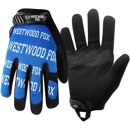 WESTWOOD FOX Gardening Working Gloves Leather Safety Thorn Proof Gloves for Mens & Women Flexible Heavy Duty Mechanic Gloves