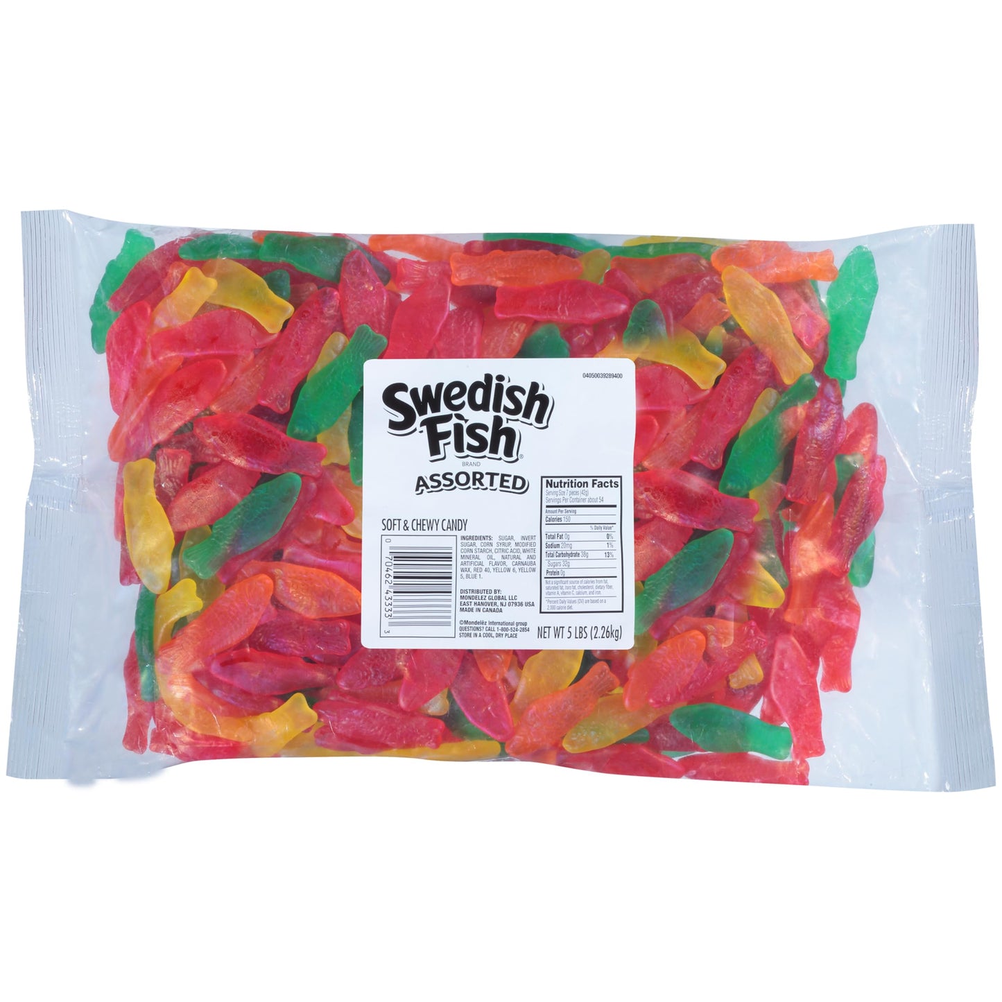 SWEDISH FISH Assorted Soft & Chewy Candy, 5 lb