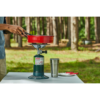 Coleman BottleTop Propane Stove with Adjustable Burner, Portable Camping/Backpacking Cooker with 7650 BTUs of Power for Camping, Tailgating, Grilling, & More
