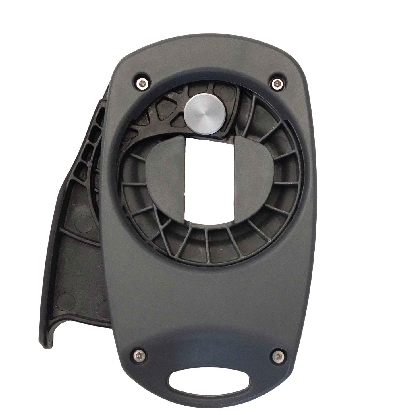 Draft Top Lift Universal Topless Can Opener - Smooth Edge Aluminum Can Lid Remover For Beer, Cocktails, & Soda - Ideal For Tailgating & Garnishes, As Seen On Shark Tank, Made In The USA, Black & Grey