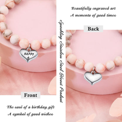 Sereney 6 Year Old Girl Birthday Gift, Adjustable Beaded 6th Bday Bracelets as 6th Birthday Gifts for 6 Year Old Girls, Six Year Old Girl Bday Gifts for Daughter Niece Granddaughter Girls