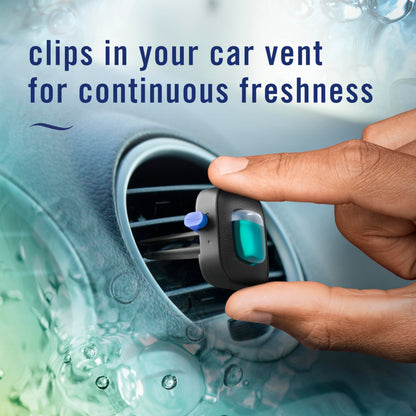 Febreze Unstopables Car Odor-Fighting Car Freshener Vent Clip Fresh Scent, .07 oz. Car Vent Clip, Pack of 4 (Packaging may vary)