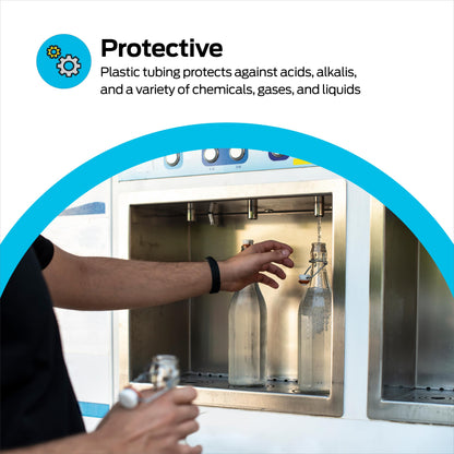 Eastman 1/2 Inch ID (5/8 Inch OD) PVC Clear Vinyl Tubing, 10 Foot Length, 98568