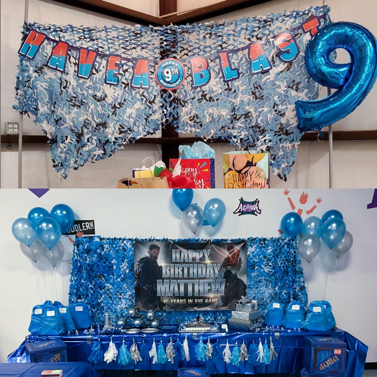 Yeacool Sheerness Camo Netting for Hunting Blind Outdoor Camouflage Netting Bulk Roll for Birthday Party Dinosaur Theme Decor Boat Cover Beach Event (Ocean Camo, 65.6ftx4.9ft, 20m*1.5m)