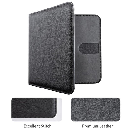 CoBak Car Registration and Insurance Holder - Men and Women Small Lightweight Vehicle Glove Box Car Organizer, Auto Truck Comparment Accessories Case for Essential Document, Driver License (Black)