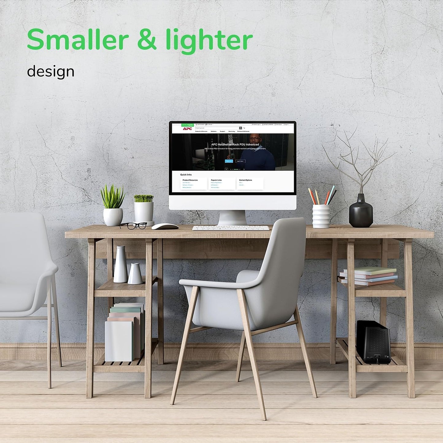 APC UPS Battery Backup and Surge Protector, 850VA Backup Battery Power Supply, BE850G2 Back-UPS with (2) USB Charger Ports