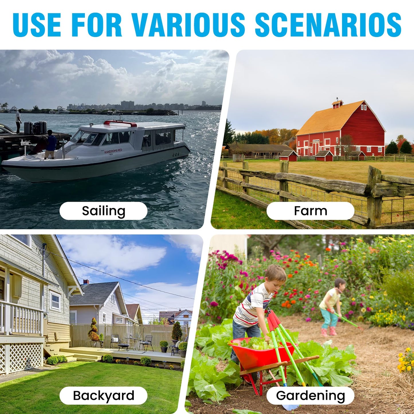 Sainlogic Wireless Weather Station with Outdoor Sensor, 8-in-1 Weather Station with Weather Forecast, Temperature, Air Pressure, Humidity, Wind Gauge, Rain Gauge, Moon Phrase, Alarm Clock (No WiFi)