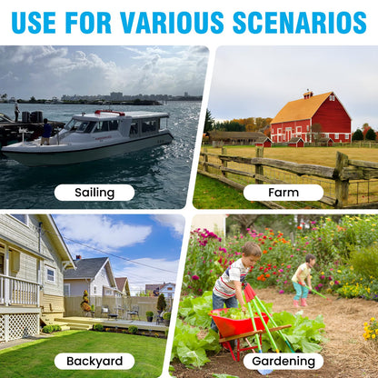 Sainlogic Wireless Weather Station with Outdoor Sensor, 8-in-1 Weather Station with Weather Forecast, Temperature, Air Pressure, Humidity, Wind Gauge, Rain Gauge, Moon Phrase, Alarm Clock (No WiFi)