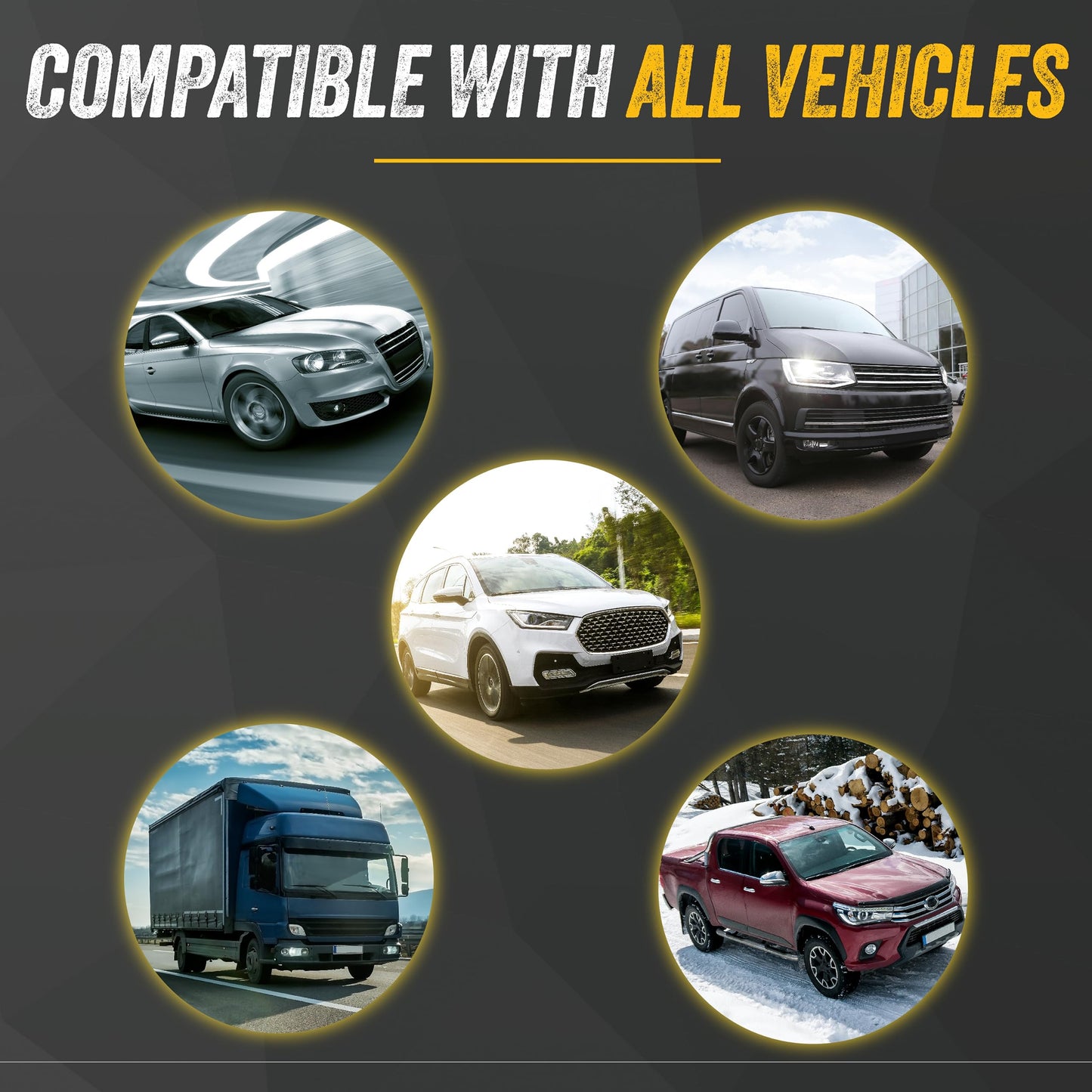 GOODYEAR Heavy Duty Jumper Cables for Car Battery – 2 Gauge 16 ft Booster Cables with Carrying Case for Cars, Trucks, SUVs, Emergency Roadside Kit