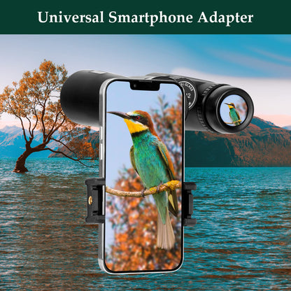 Adorrgon 12x42 HD Binoculars for Adults High Powered with Phone Adapter, Tripod and Tripod Adapter - Large View Binoculars with Clear Low Light Vision - Binocular for Bird Watching Cruise Travel