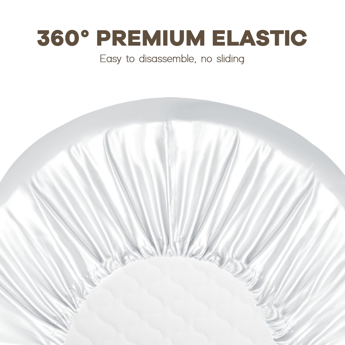 Pro Goleem Satin Bassinet Sheet 2 Pack Great for Baby Hair Soft Silk Feeling Sheet for Cradle or Bassinet Pad＆Mattress for Boys and Girls Gift for Newborn and Infant White and Gray