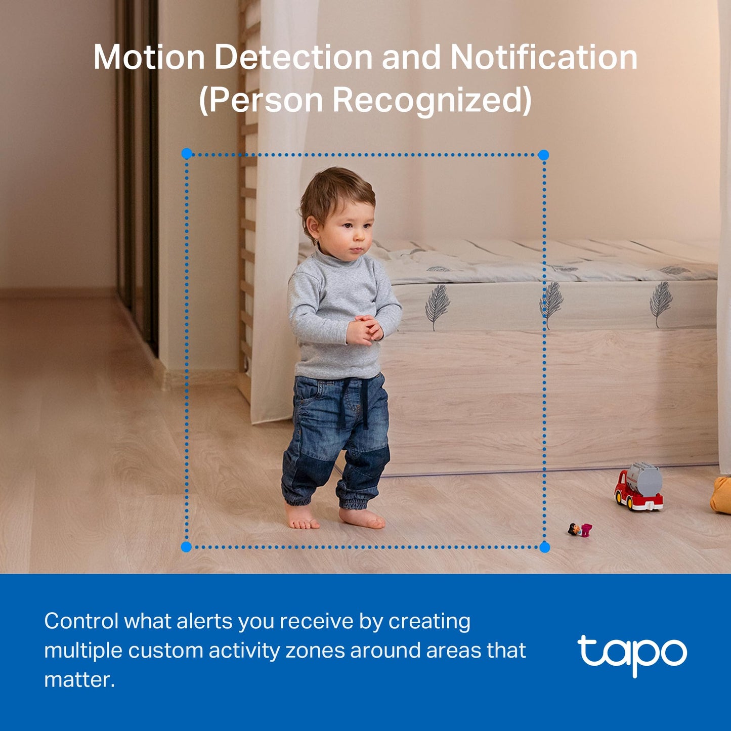 Tapo by TP-Link Pan/Tilt Security Camera for Baby Monitor, Pet Camera w/Motion Detection, 1080P, 2-Way Audio, Night Vision, Cloud & SD Card Storage, Works with Alexa & Google Home, Black (Tapo C201)