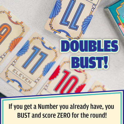 Flip 7, The Ultimate Blend of Press Your Luck and Strategy, Fast-Paced Addictive Card Game, Quick to Learn and Easy to Teach, Perfect for Game Nights, 3+ Players, Ages 8 & Up, 20 minutes Play Time