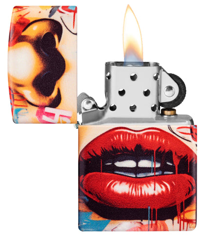 Zippo Street Art Design 540 Matte Pocket Lighter