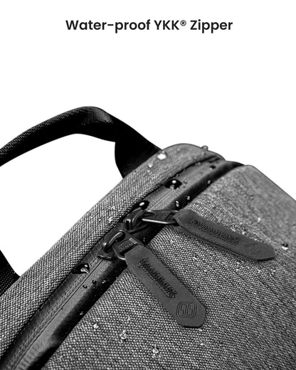 tomtoc Sling Bag Crossbody Backpack EDC Daypack for Men Women, Chest Shoulder bag for 2024 14" MacBook Pro M4, 13" MacBook Air/Pro, 2025 11" iPad A16/Air M3&M2/Pro M4, Daily Use, Work, Travel- S Size