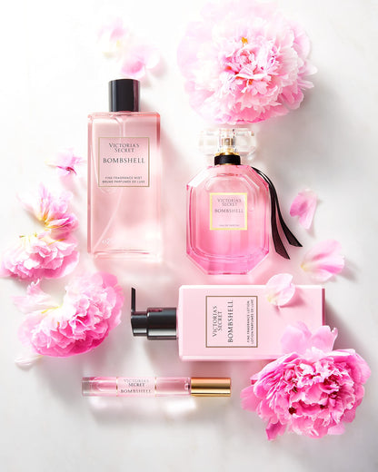 Victoria's Secret Bombshell Mini Fragrance Duo Gift Set, Eau de Parfum & Travel Lotion