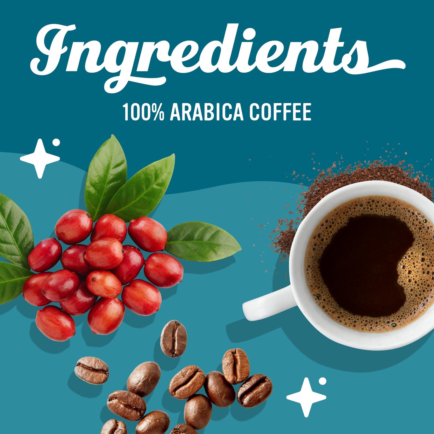 Caribou Coffee, Medium Roast Ground Coffee - Caribou Blend 20 Ounce Bag - Packaging May Vary