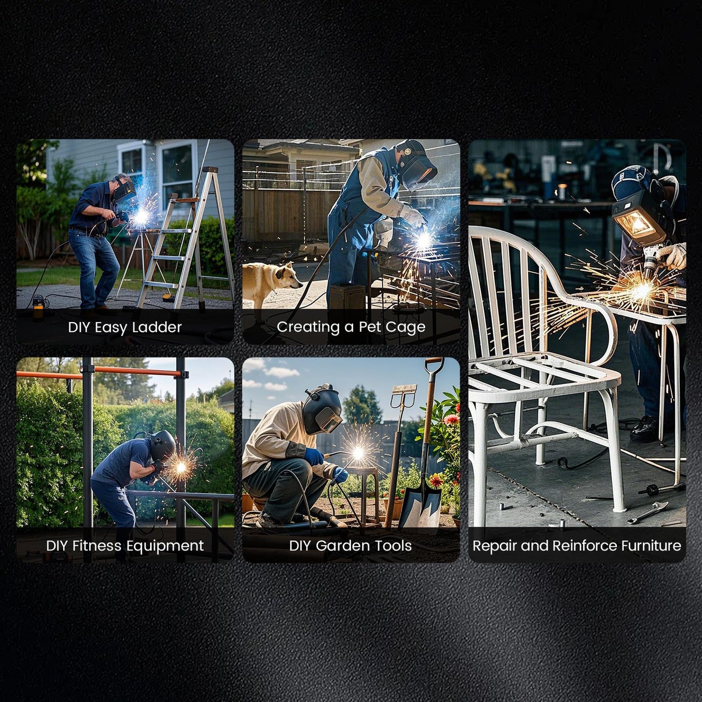 SSIMDER MIG Welder 200A Plasma Cutter Welder Combo 10 in 1 multiprocess welder Pulse MIG/Gas MIG/Flux Core/HF TIG/Stick/Cut Aluminum Welder Welding Machine for Home DIY Outdoor