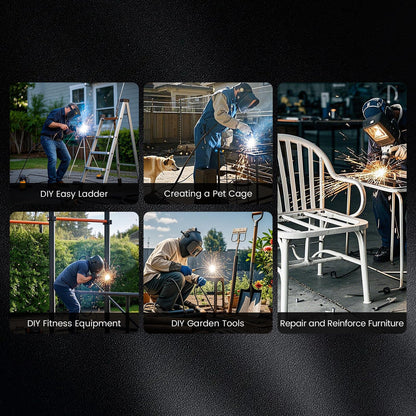 SSIMDER MIG Welder 200A Plasma Cutter Welder Combo 10 in 1 multiprocess welder Pulse MIG/Gas MIG/Flux Core/HF TIG/Stick/Cut Aluminum Welder Welding Machine for Home DIY Outdoor