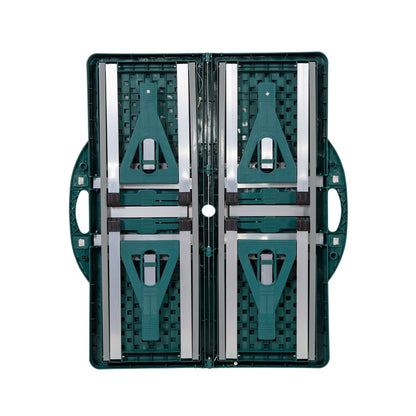 Stansport Picnic Table and Umbrella Combo - Green (G-915)