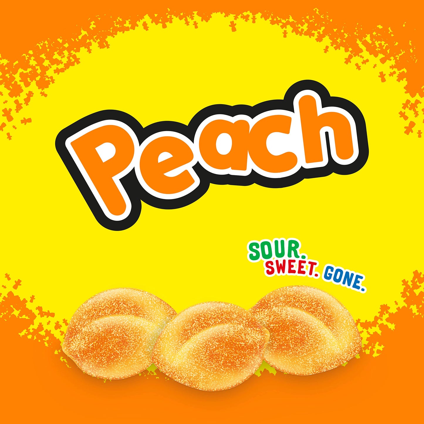 SOUR PATCH KIDS Peach Soft & Chewy Candy, Bulk Candy, 12 - 3.56 oz Bags