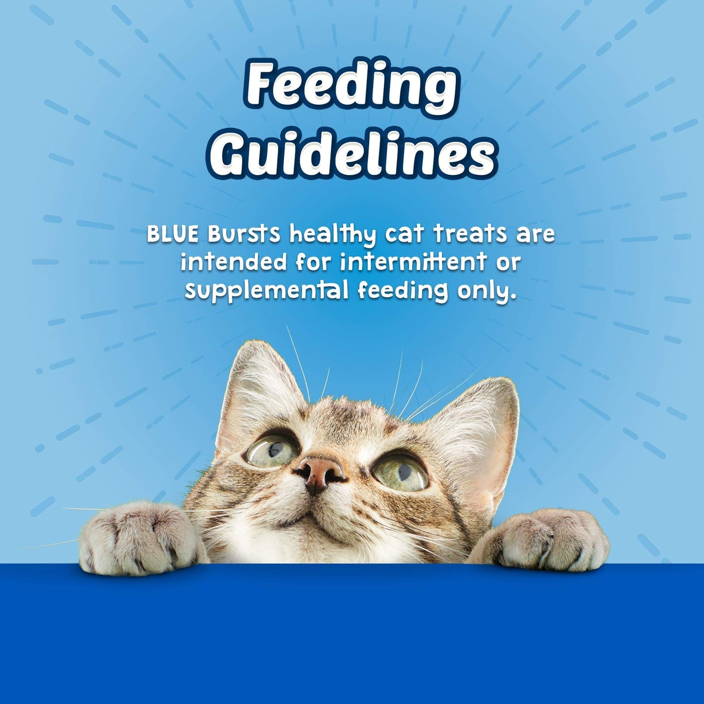 Blue Buffalo Bursts Crunchy & Creamy Cat Treats, Great for Training, Paw-Lickin' Chicken, 2-oz Bag ( 6 pack)