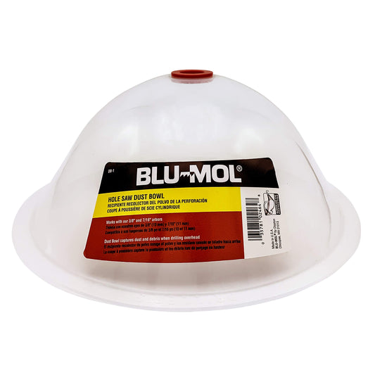Disston E0215000 Blu-Mol RemGrit Collapsible Hole Saw Accessories Dust Bowl, for Installing Recessed Lights and Works With All Hole Saws