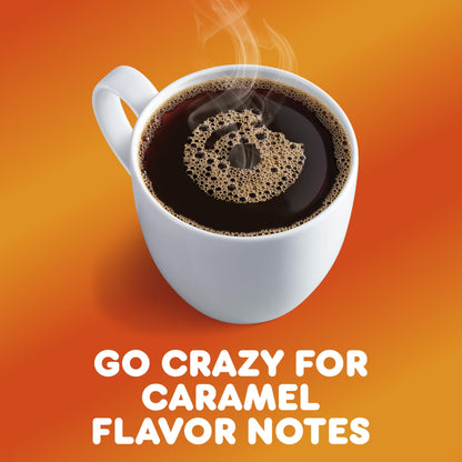Dunkin' Caramel Me Crazy Flavored Ground Coffee, 11 Ounce (Pack of 1)