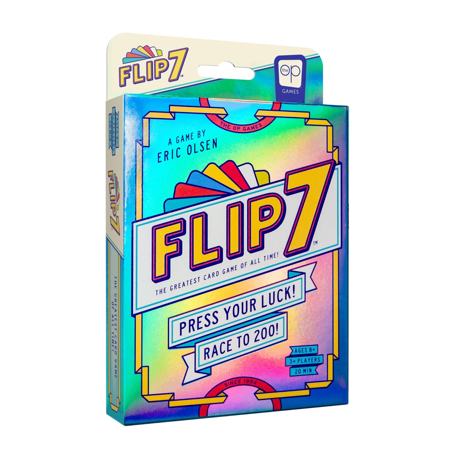 Flip 7, The Ultimate Blend of Press Your Luck and Strategy, Fast-Paced Addictive Card Game, Quick to Learn and Easy to Teach, Perfect for Game Nights, 3+ Players, Ages 8 & Up, 20 minutes Play Time