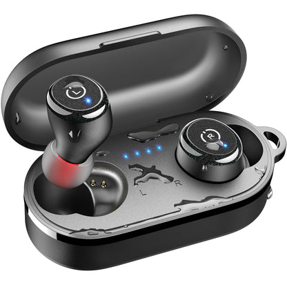 TOZO T10 Wireless Earbuds Bluetooth 5.3 Headphones, App Customize EQ, Ergonomic Design, 55H Playtime, Wireless Charging Case, IPX8 Waterproof Sound in-Ear Headset, 2025 New Version