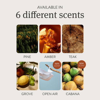 Drift Car Air Freshener - Stone Air Freshener - Car Odor Eliminator - Scent Variety Pack Refill - Pack of 3 - NO CLIP INCLUDED