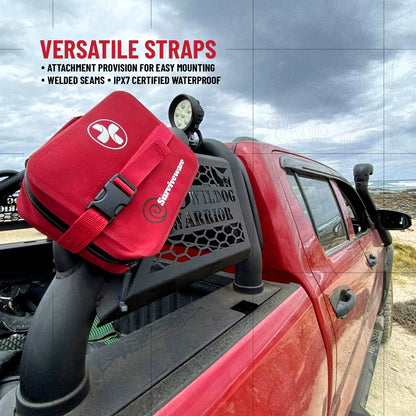 Surviveware 184 Pcs Waterproof Premium Survival First Aid Kit - Survival Emergency Preparedness for Travel Camping Gear, Survival Kit and Outdoor Emergencies - Survival Kit