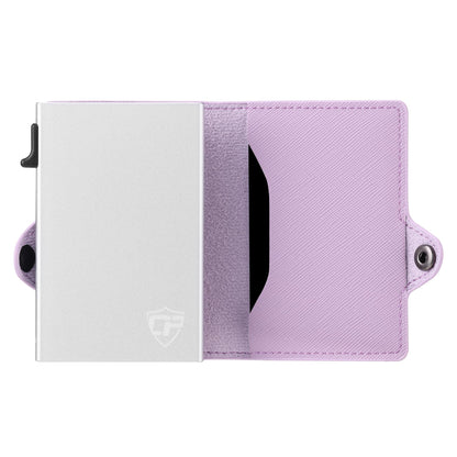 Conceal Plus Small RFID Wallet Women, Slim Compact Travel RFID Blocking Credit Card Holder Womens Wallet, Smart Pop Up RFID Minimalist Card Case, Capacity 6-10 Cards Plus Cash & ID