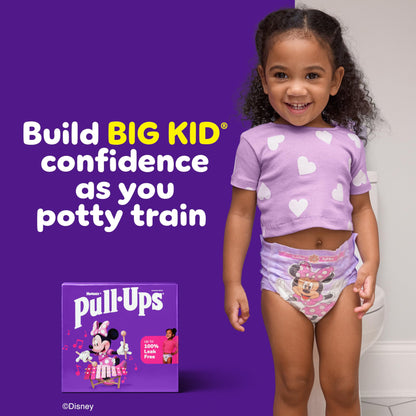 Pull-Ups Girls' Potty Training Pants, Size 3T-4T Training Underwear (32-40 lbs), 112 Count (4 Packs of 28)