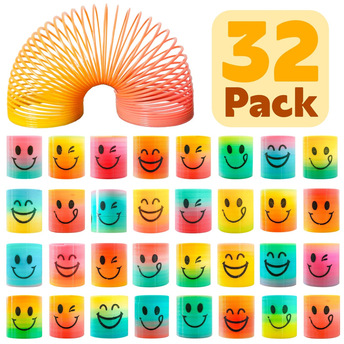 Cocurb 32 Pcs Mini Spring Party Favors for Kids 4 to 8 Fun Goodie Bag Stuffers for Birthdays, Classroom Prizes, and Small Toys Present