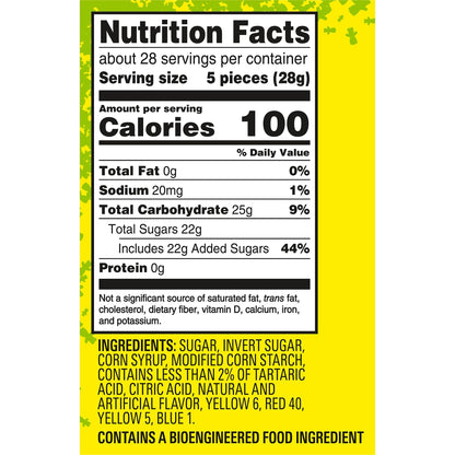 SOUR PATCH KIDS Big Kids Soft & Chewy Candy, Family Size, Bulk Candy, 1.7 lb