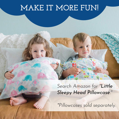 Youth Pillow - 16 X 22 - Soft & Hypoallergenic - Kids Sleeping Pillow - Toddler Bed Pillow - Perfect Size - Backed by Our Love The Fluff Guarantee (1 Pack)