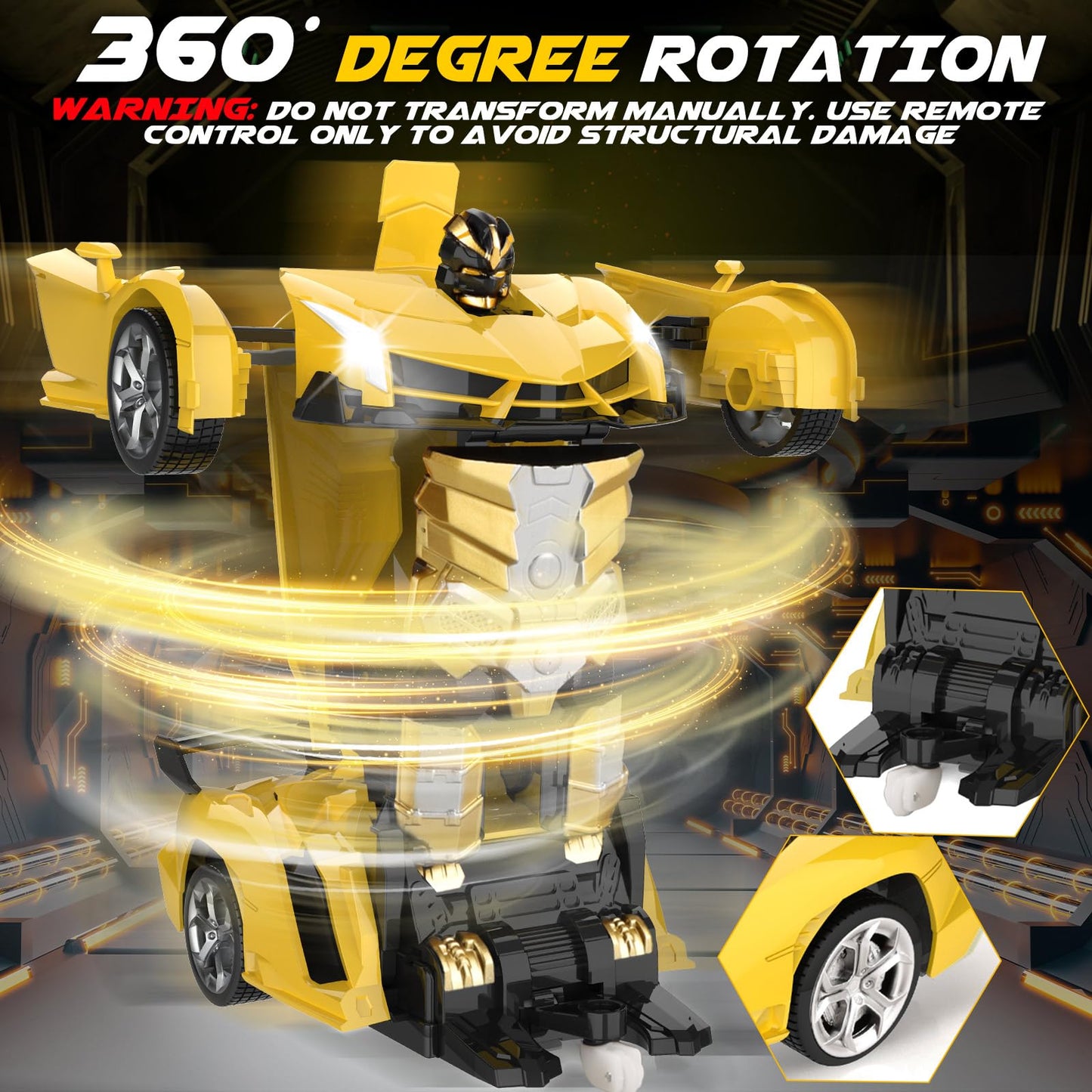 Dolanus Remote Control Car - Transform Robot RC Cars, Toys for Ages 5-7, Kids Toys, 4 Year Old Boy Toys, Toys for 3 4 5 6 7 8 10 12 Years Old Boy, Gifts for Boys Kids Toddlers Birthday