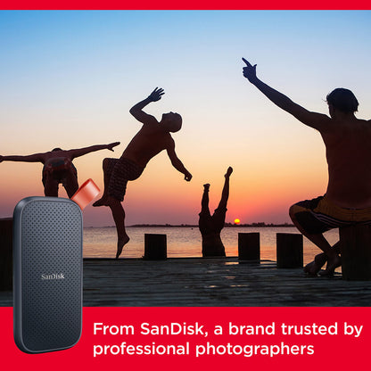 SanDisk 2TB Portable SSD - Up to 800MB/s, USB-C, USB 3.2 Gen 2, Updated Firmware - External Solid State Drive - SDSSDE30-2T00-G26